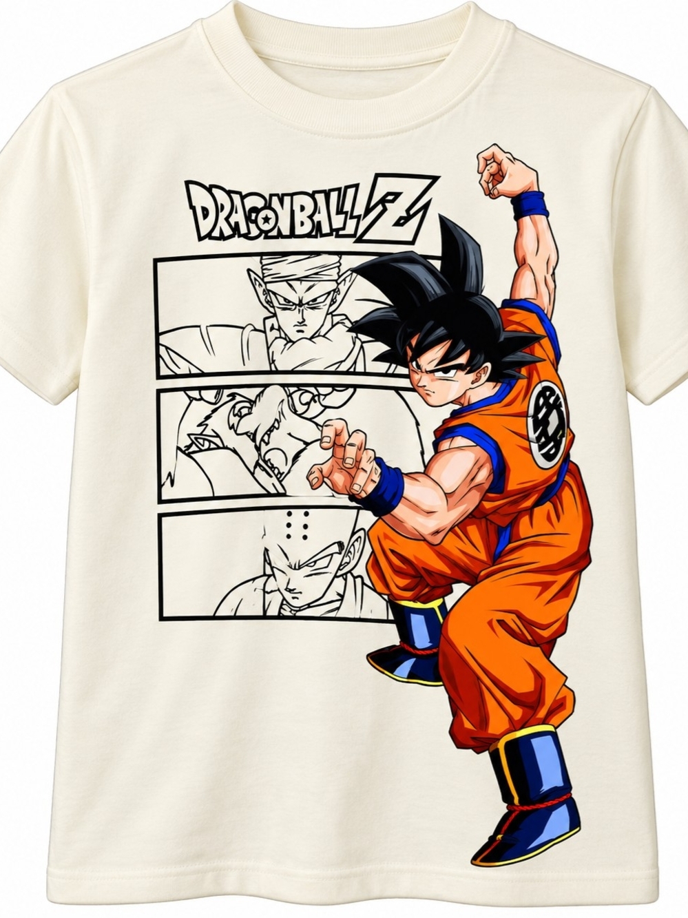Dragon Ball Z Goku Short Sleeve Tee - Cream